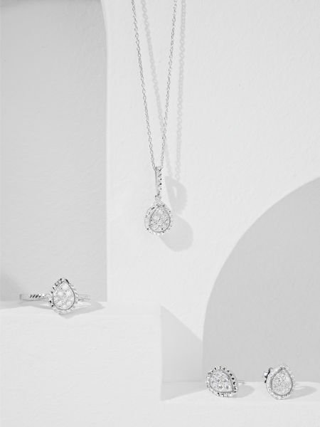 0.27 Karat Coranet Pırlanta Küpe