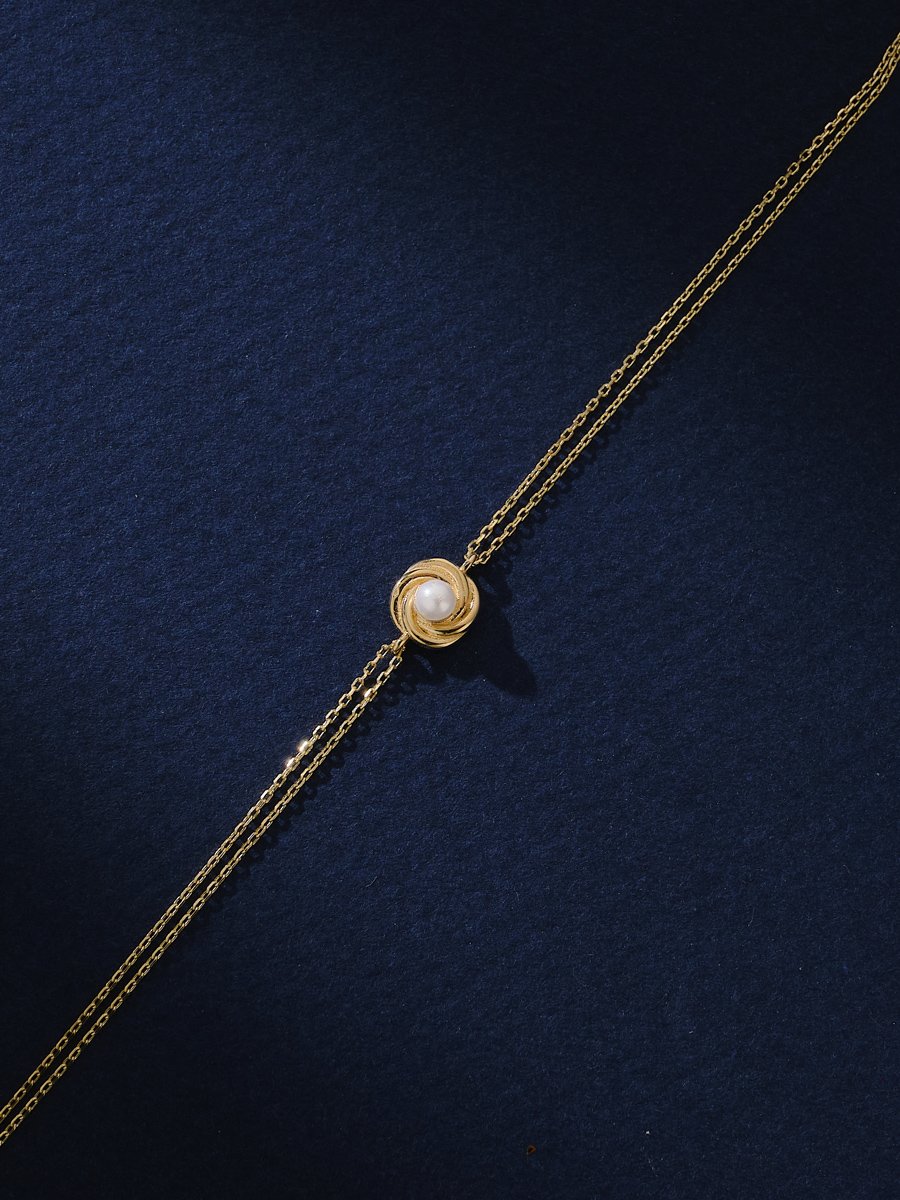 14 Ayar İnci Bileklik