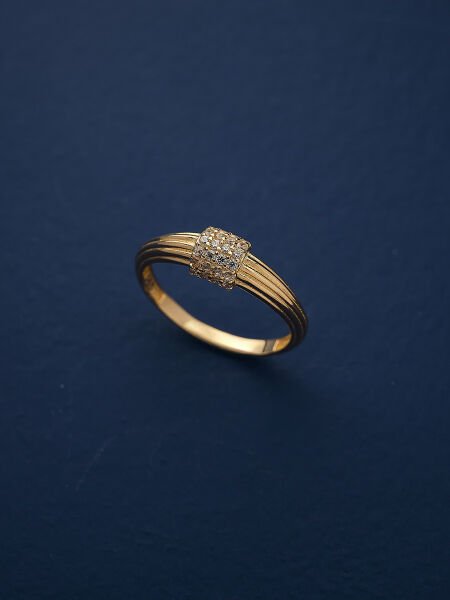 14 Ayar Tasarım Fantezi Yüzük