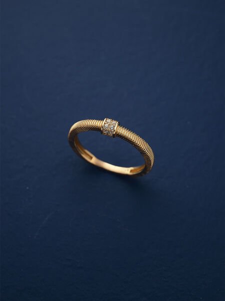 14 Ayar Tasarım Fantezi Yüzük