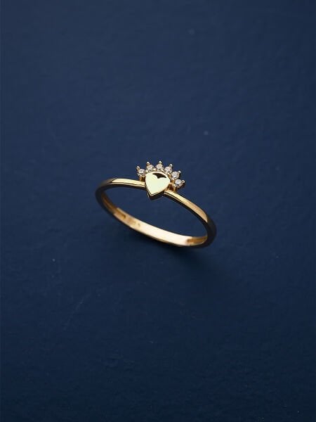 14 Ayar Tasarım Fantezi Yüzük