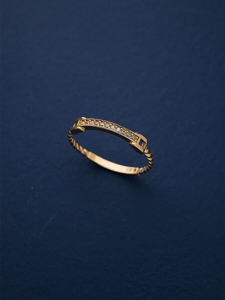 14 Ayar Tasarım Fantezi Yüzük