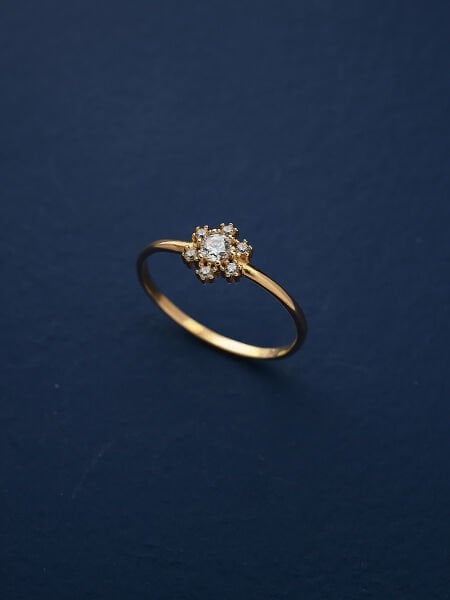 14 Ayar Tasarım Fantezi Yüzük