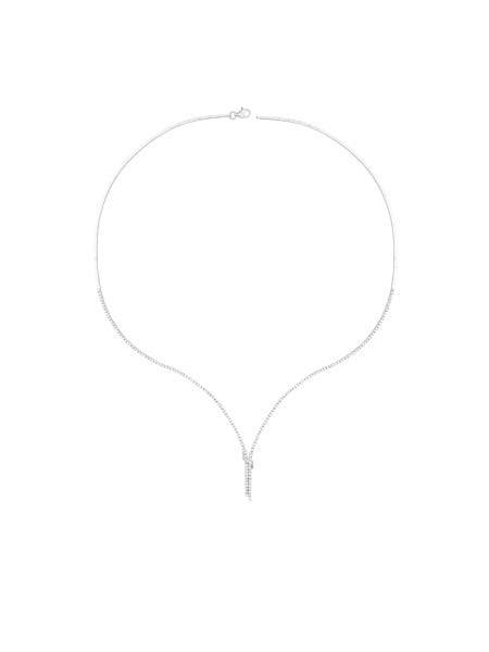 14 Ayar Beyaz Tek Sıra Sallantılı Su Yolu Gerdanlık