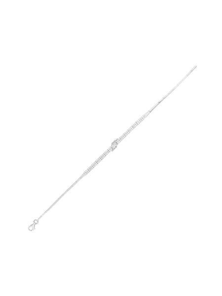 14 Ayar Beyaz İki Sıra Sallantılı Su Yolu Bileklik