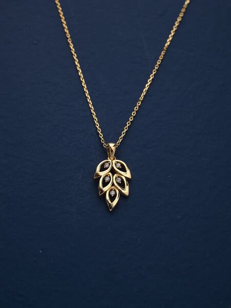 14 Ayar Tasarım Kolye