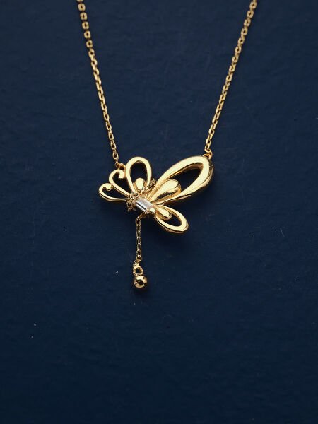 14 Ayar Tasarım Kolye