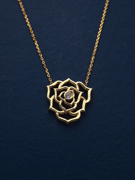 14 Ayar Tasarım Kolye