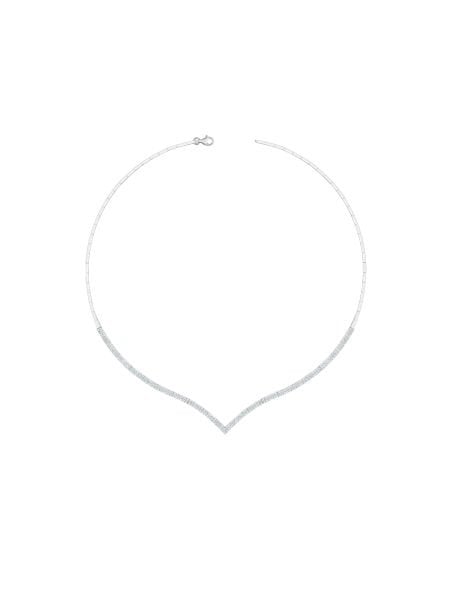 14 Ayar Beyaz İki Sıra Çavuş Su Yolu Gerdanlık