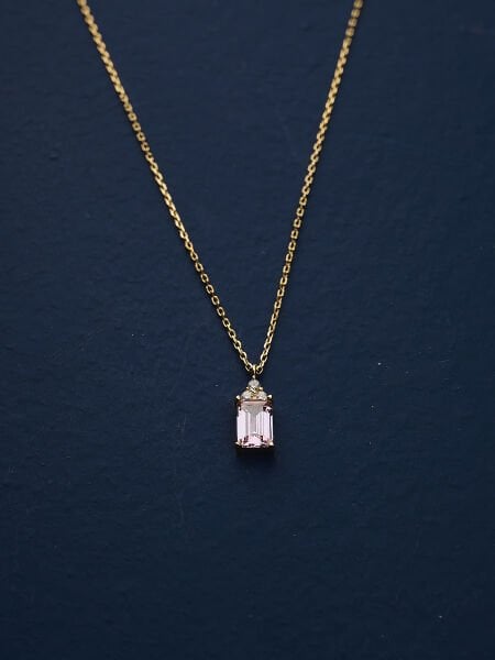 14 Ayar Renkli Taşlı Kolye