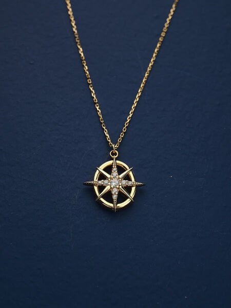 14 Ayar Tasarım Kolye