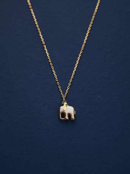 14 Ayar Hayvan Figürlü Kolye