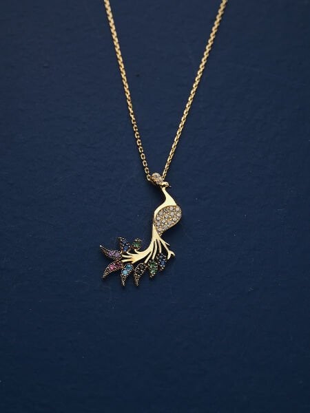 14 Ayar Hayvan Figürlü Kolye