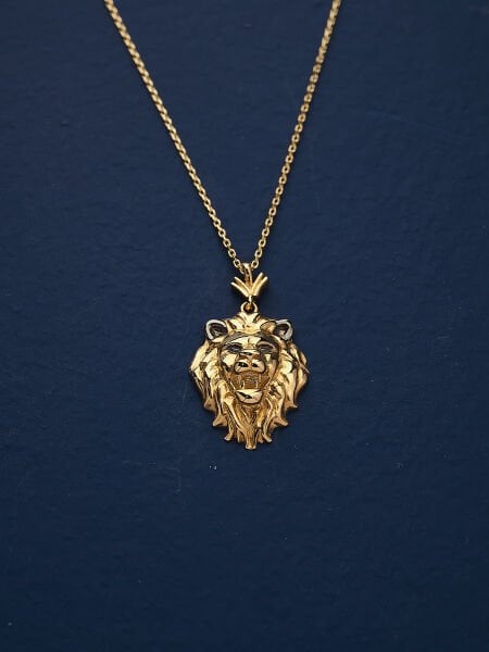 14 Ayar Hayvan Figürlü Kolye