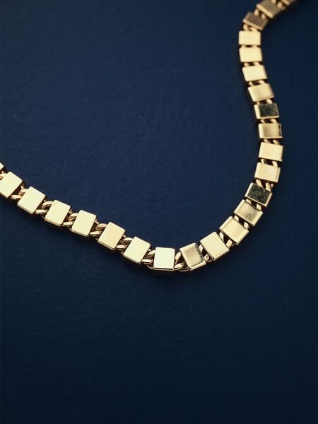 14 Ayar Tasarım Zincir Kolye