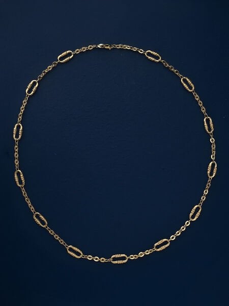 14 Ayar Tasarım Zincir Kolye