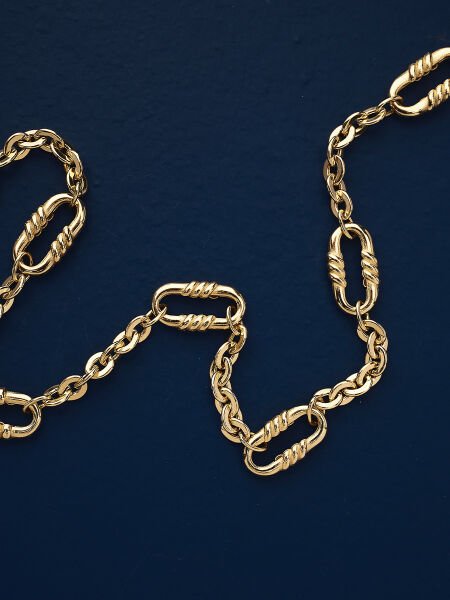 14 Ayar Tasarım Zincir Kolye