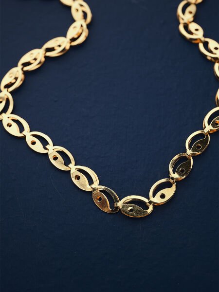 14 Ayar Tasarım Zincir Kolye