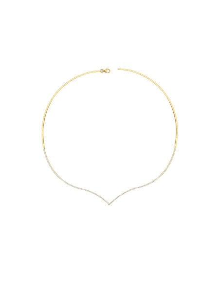 14 Ayar Sarı Tek Sıra Çavuş Su Yolu Gerdanlık