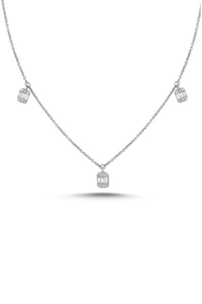 Üçlü Sallantılı Baget Kolye