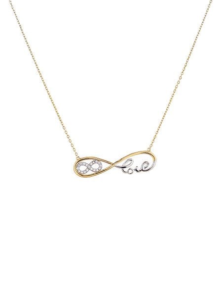 14 Ayar Sonsuzluk Kolye