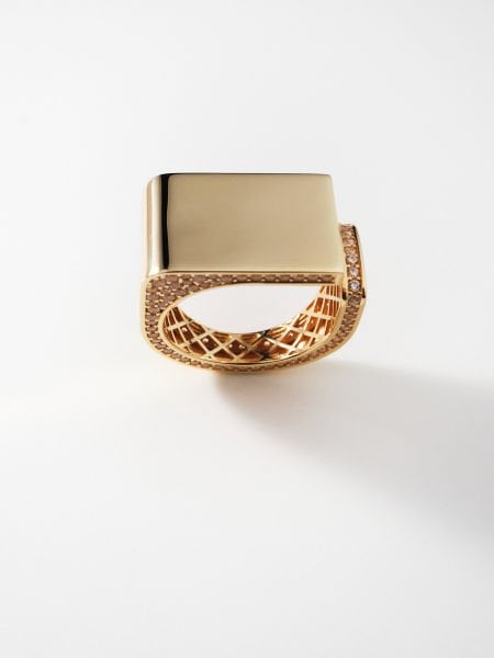 14 Ayar Tasarım Fantezi Yüzük