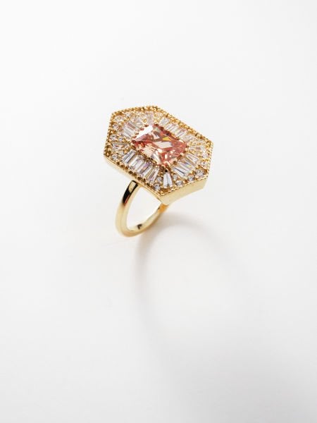 14 Ayar Tasarım Fantezi Yüzük