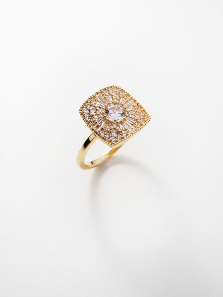 14 Ayar Tasarım Fantezi Yüzük