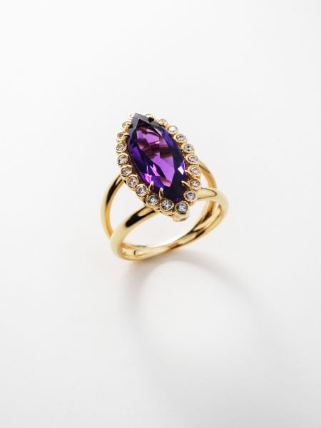 14 Ayar Tasarım Fantezi Yüzük