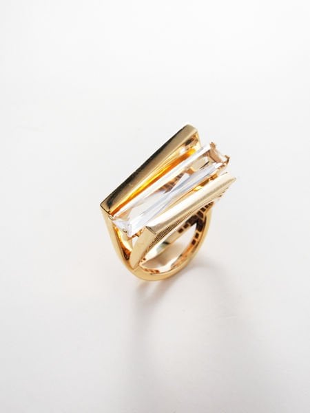 14 Ayar Tasarım Fantezi Yüzük