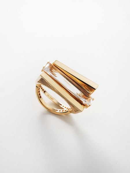 14 Ayar Tasarım Fantezi Yüzük