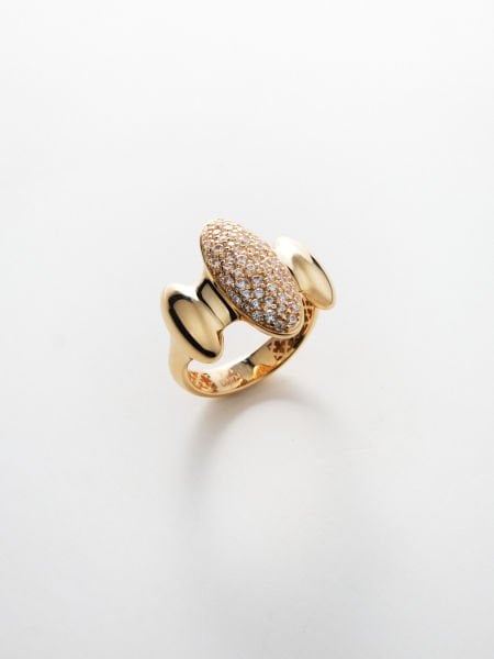 14 Ayar Tasarım Fantezi Yüzük