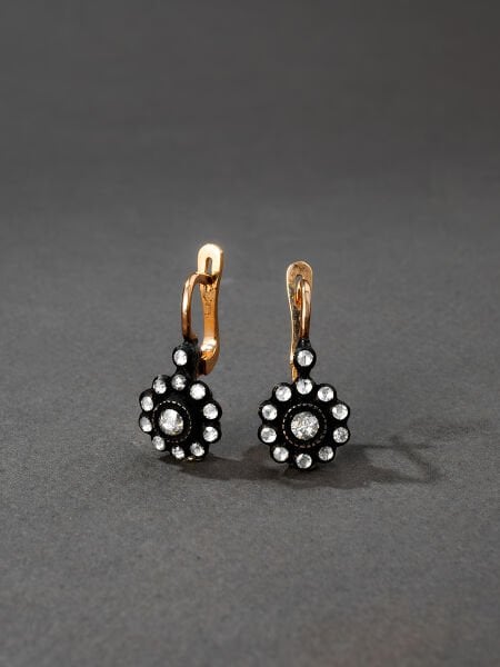 0.68 Karat Elmas Küpe