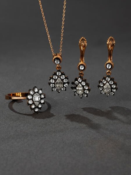 0.35 Karat Elmas Kolye