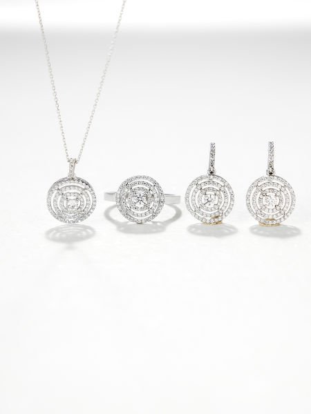 14 Ayar Beyaz Taşlı Yüzük