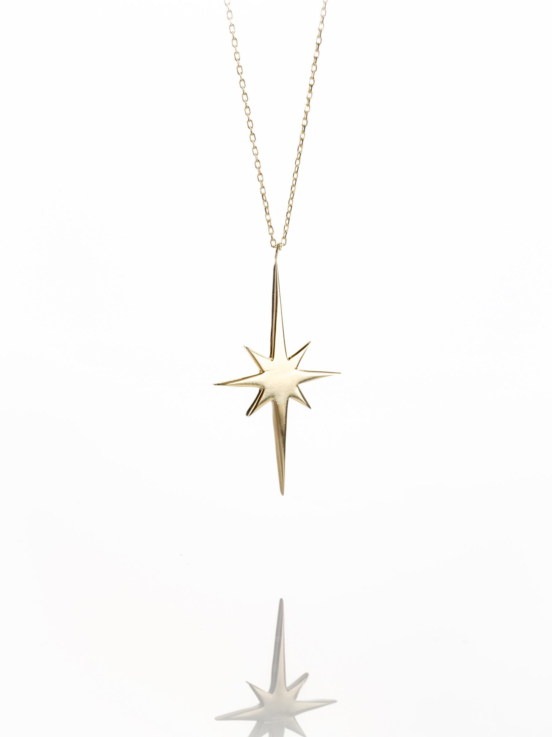 14 Ayar Sirius Yıldızı Kolye