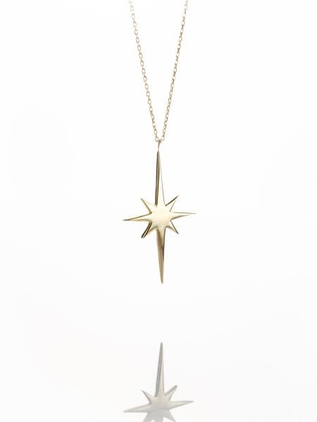 14 Ayar Sirius Yıldızı Kolye