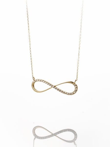 14 Ayar Sonsuzluk Kolye