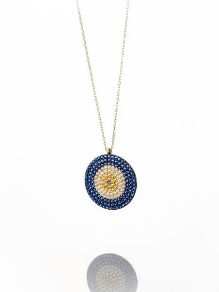 14 Ayar Nazar Boncuklu Kolye