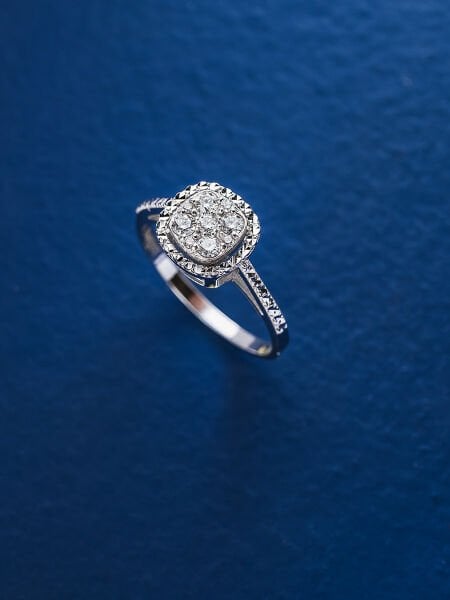 0.21 Karat Pırlanta Coronet Yüzük