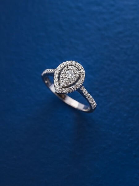 0.28 Karat Pırlanta Coronet Yüzük