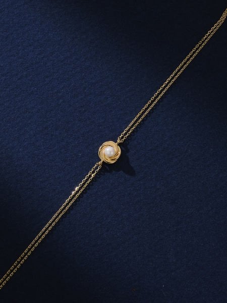 14 Ayar İnci Bileklik