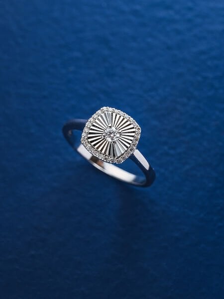 0.17 Karat Pırlanta Coronet Yüzük