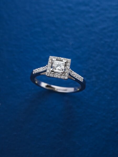 0.48 Karat Pırlanta Coronet Yüzük